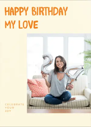 CELEBRATE YOUR JOY golden memories template