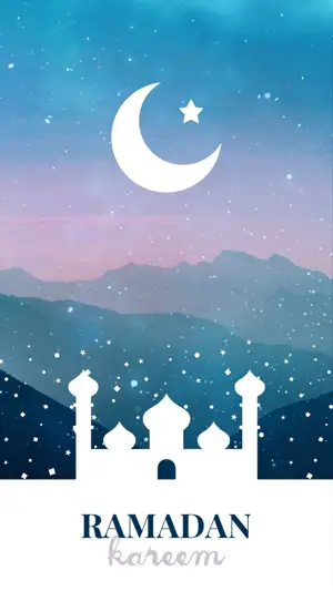 A Poster With A Crescent And A Star On It Template