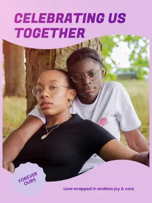 FOREVER OURS lavender whisper Portrait template