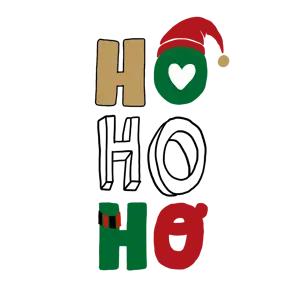 social media merry Christmas Santa holidays greetings sticker
