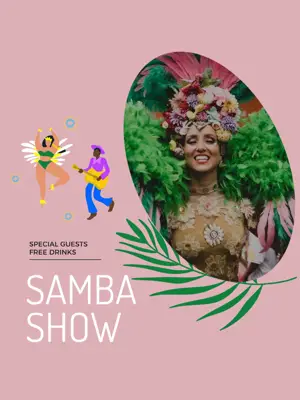 Samba show ig post template