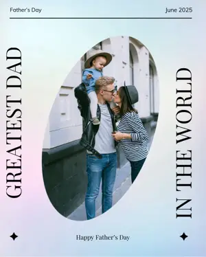 Father’s Day template 