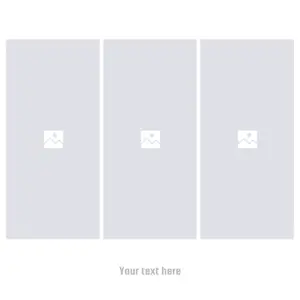 A Set Of Three Open Envelopes On A White Background Layouts Template