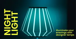 Designer lamps facebook ad template