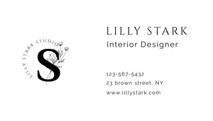 Minimalist Design Interior Business Card Template