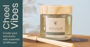 Essential oil facebook ad template