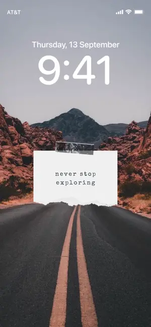A Road With A Sign That Says Never Stop Exploring Wallpapers Template