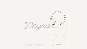 A Handwritten Logo For A Beauty Salon Business Card Template
