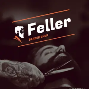 Men'S Barber Shop Business Logo Template