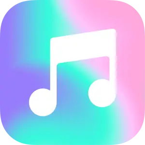 Photo Of A Ios14 Icons ? Template Design With A Music Note With A Pink And Blue Background Ios14 Icons Template