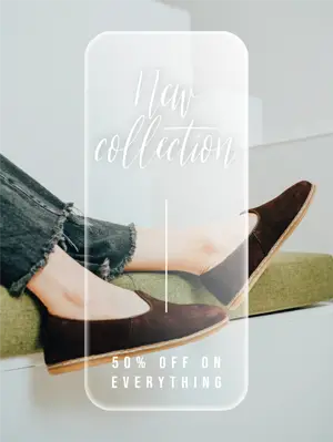 Liquid clarity social media minimalist template 