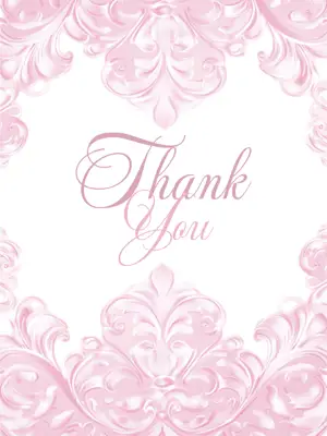 rococo revival thank you pink lavish style