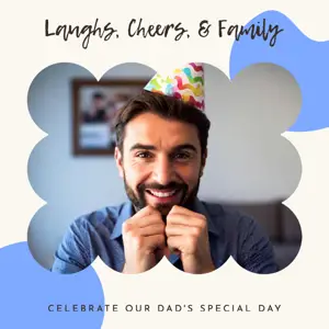 CELEBRATE OUR DAD'S SPECIAL DAY rustic charm template