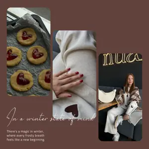 Brown Aesthetic modern Photo Collage