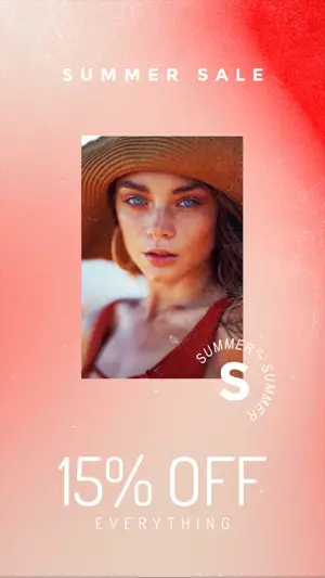 summer fashion sale instagram story template