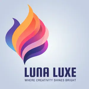 Gradient bold colors minimalistic simple modern logo for creative agency 