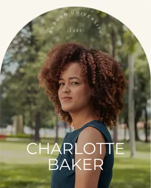 a photo of a young woman graduation template 