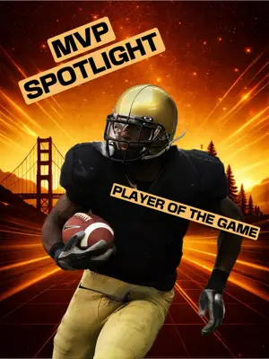 Super Bowl favorite player Instagram post magic template