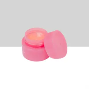 Pink cream on a half white and half gray Magic Template