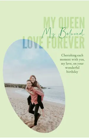 Cherishing each moment with you, my love, on your wonderful birthday whispering meadow template