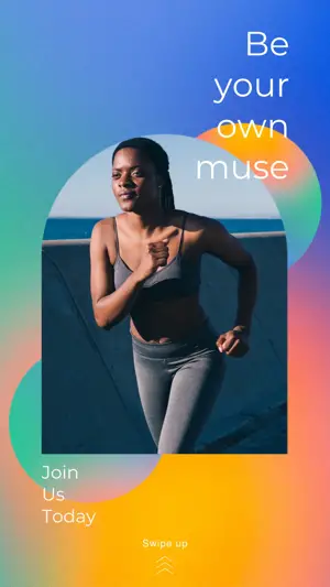 Be Your Own Muse Workout Instagram Story Template
