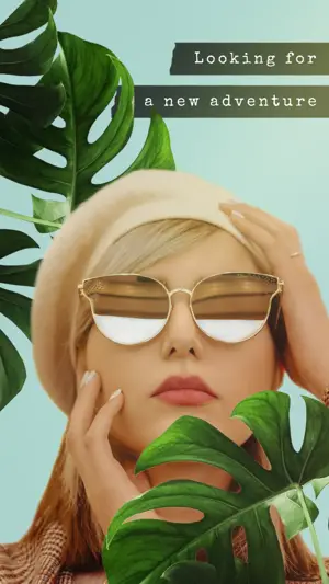 magic inspiration tropical mockup Instagram story template 