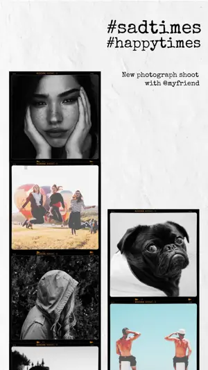 A Collage Of Photos Of A Woman And A Pug Template