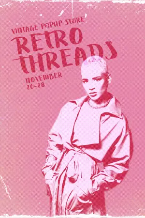 Retro vintage event grunge poster magic template