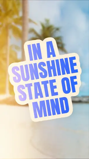 Summer quote sticker Instagram story template 