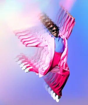 duplicate and transparency figure purple collage 