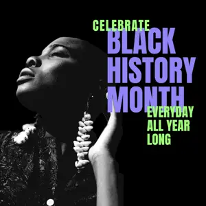 Black history month woman photo instagram post template 