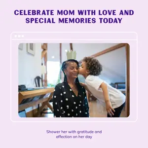 Shower her with gratitude and affection on her day lavender whisper template