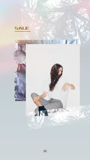 A Woman Sitting On Top Of A Plastic Bag Nylon Story Template