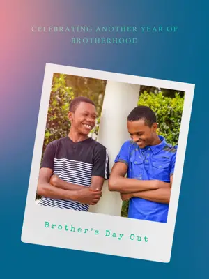Brother’s Day Out ocean adventure Portrait template