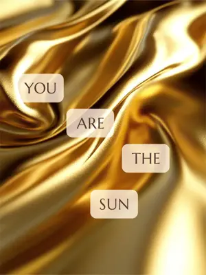 Empowerment Goddess Complex gold you are the sun Template