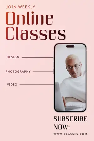 online classes invitation template