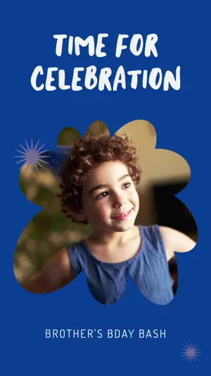 BROTHER'S BDAY BASH space explorer Story template