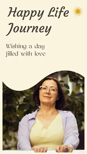 Wishing a day filled with love elegant embrace Story template